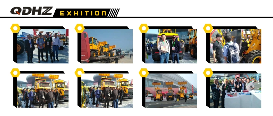 Qdhz Brand 2t High Quality Mini Wheel Loader with Road Sweeper