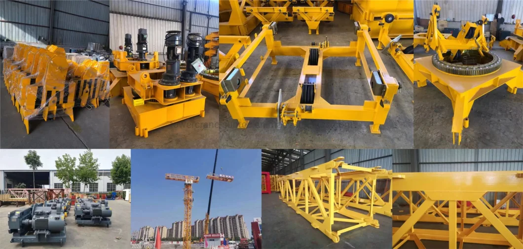 Construction Tower Crane 10t Qtz125 Self-Supporting Tower Crane Boom 65m More Models for Sale