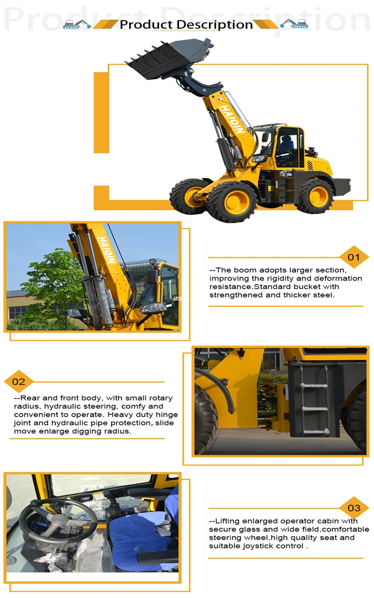 Haiqintop Strong with Cummin Engine (HQ935T) Telescopic Loader