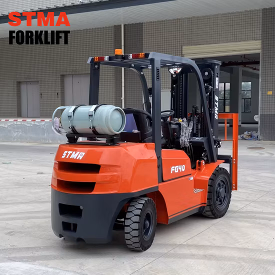 Carrello elevatore a benzina Stma Fork Lift 4t con sistema di conversione American Impco