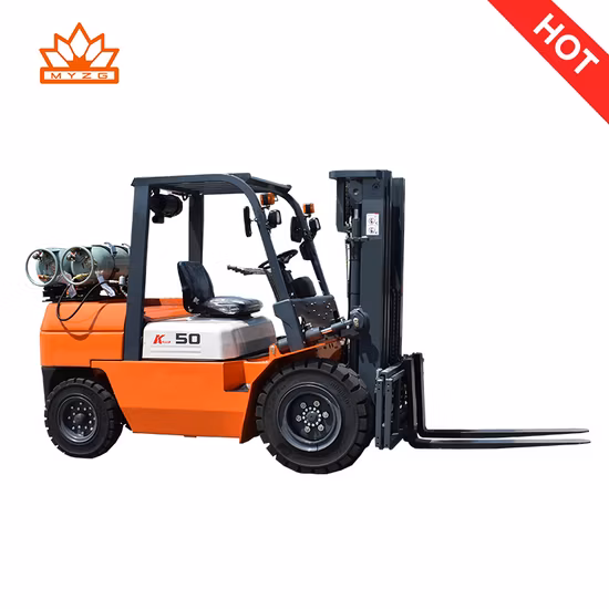 Cina Carrello elevatore 1.5ton 1.8ton 2.5ton 3ton 3.5ton 3m 5m 4.5m 3 fasi triplo contenitore albero gas benzina carrello elevatore GPL carrello elevatore