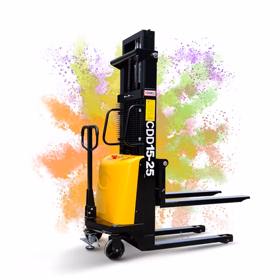 Caricabatterie usato CE, mini carrello elevatore elettrico a gas di petrolio liquefatto a gas diesel completo con portata idraulica