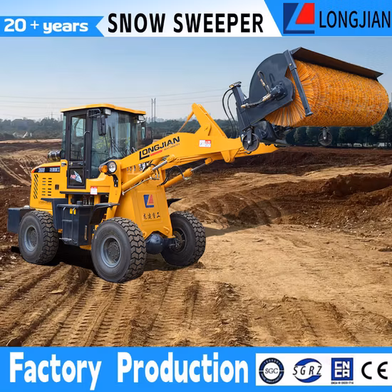 Vendita calda Minipala Pala gommata Piccola pala gommata Minipala Terna Spazzatrice anteriore Mini Minipala gommata