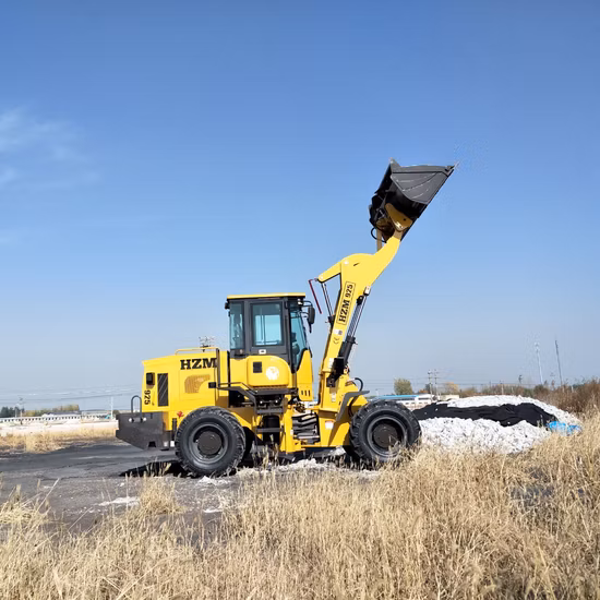 Pala gommata telescopica Lgcm da 2,5 ton per sgombero neve