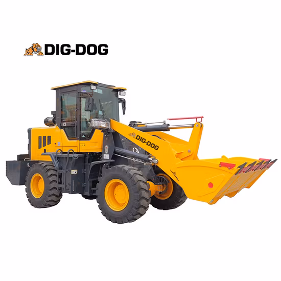 Motore Huafeng Mini Caricatore Frontale Spazzaneve Pala Gommata Potenza Nominale 75kW Pala per Grani Caricatore Articolato da 2 Tonnellate