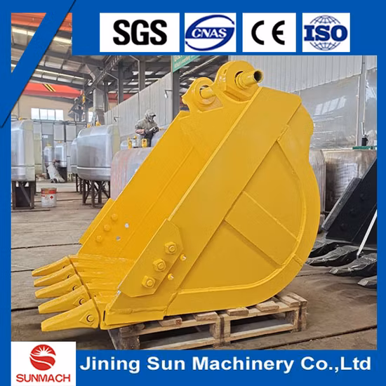 Benna da roccia standard per benna per escavatore per carichi pesanti con controllo di qualità ISO9001