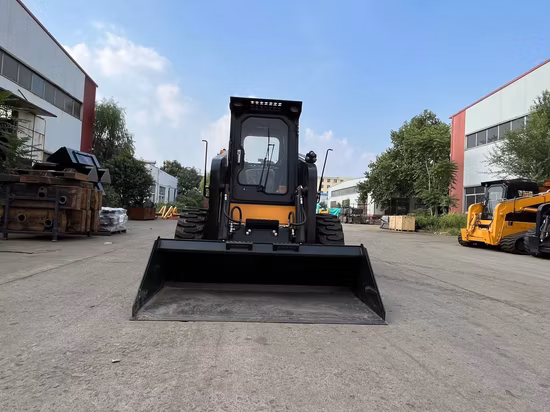 Minipala compatta Lonking da 1,2 tonnellate con spazzaneve Cdm312