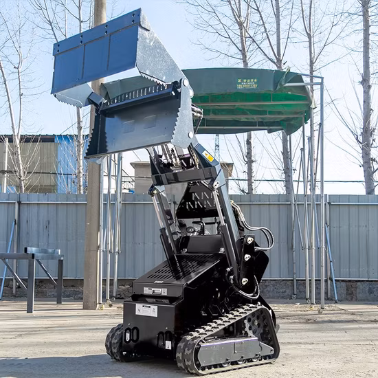 Minipala gommata Css650 della fabbrica cinese Shandong con attacco per spazzatrice, prezzi di vendita